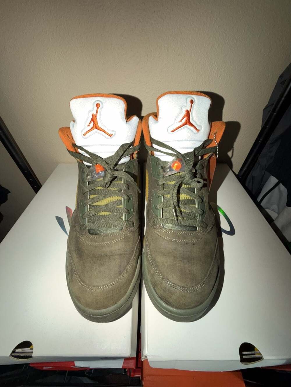 Air Jordan 5 Retro Army Olive Size 13
